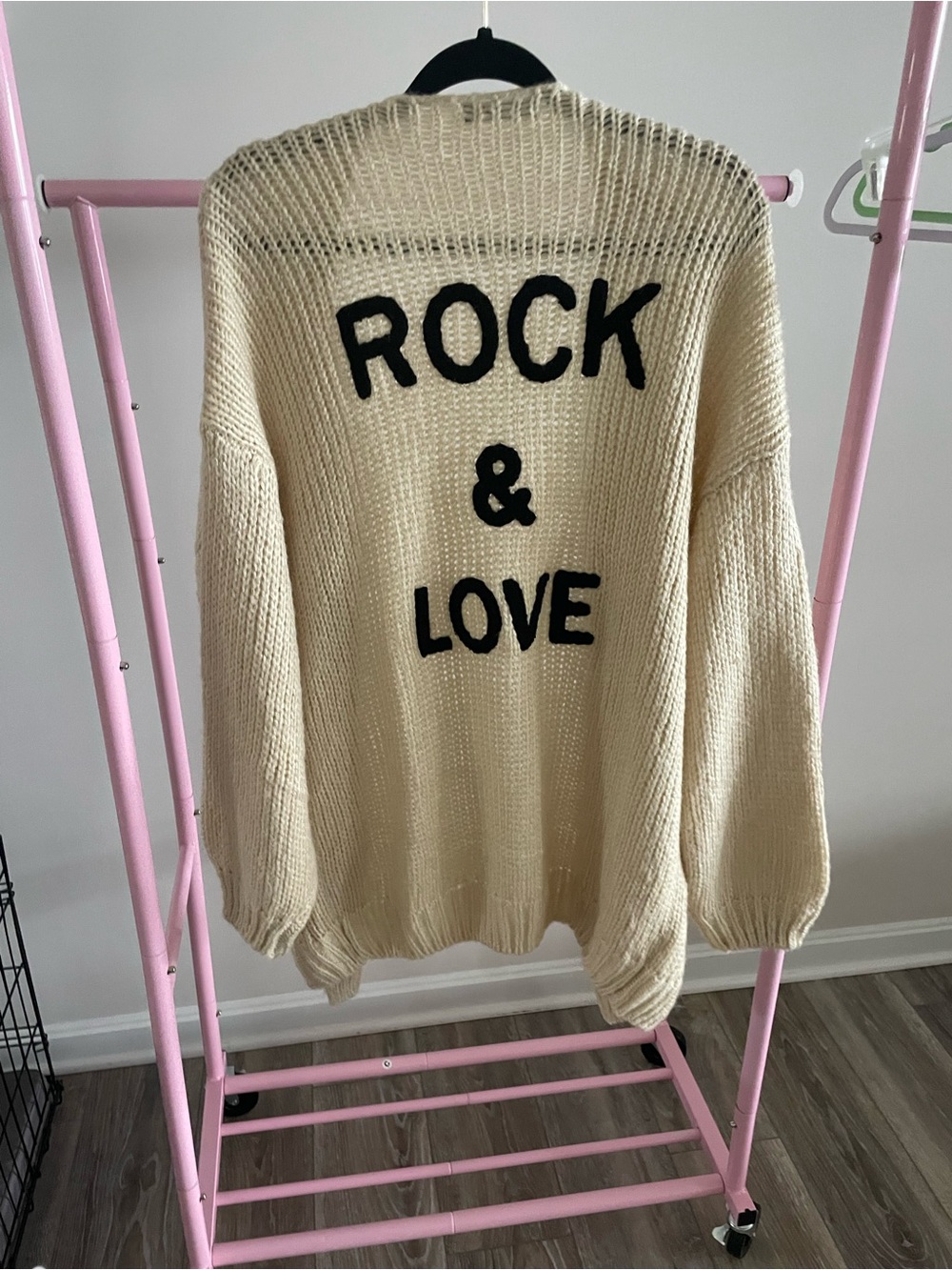 Rock & Love Cream Knit Sweater